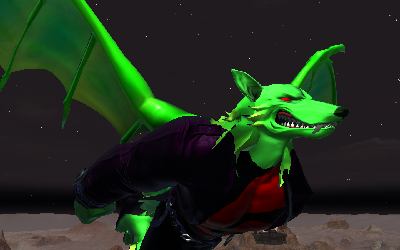 I'm flying through the air, soaring through the skies so... er, red~!